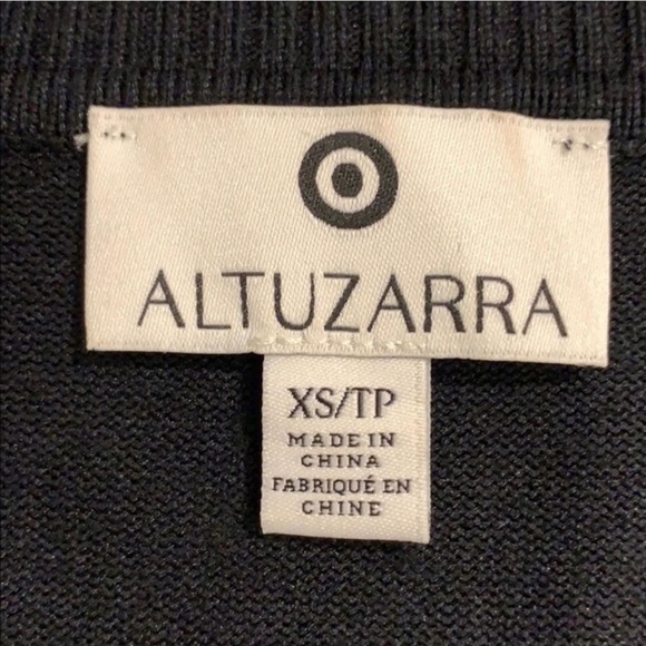 📌 ALUTUZARRA Target Heron off Shoulder Sweater - Picture 2 of 3